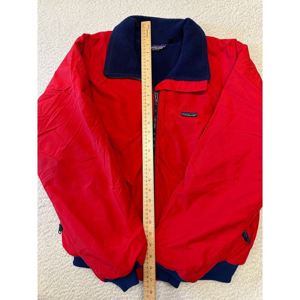 Vintage 80s Patagonia Fleeced Lined Bomber Jacket Large - Picture 2 of 10